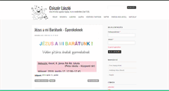 Desktop Screenshot of csiszer.hu