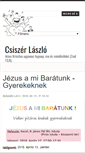 Mobile Screenshot of csiszer.hu