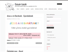 Tablet Screenshot of csiszer.hu